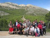 Una veintena de senderistas participan en una interesante ruta programada por el Parque Regional de Sierra Espuña