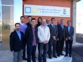 El alcalde de guilas mantiene una reunin de trabajo con la Asociacin de Jvenes Empresarios del Guadalentn