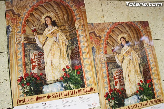 Presentación cartel y actividades religiosas Fiestas de Santa Eulalia 2011, Foto 4