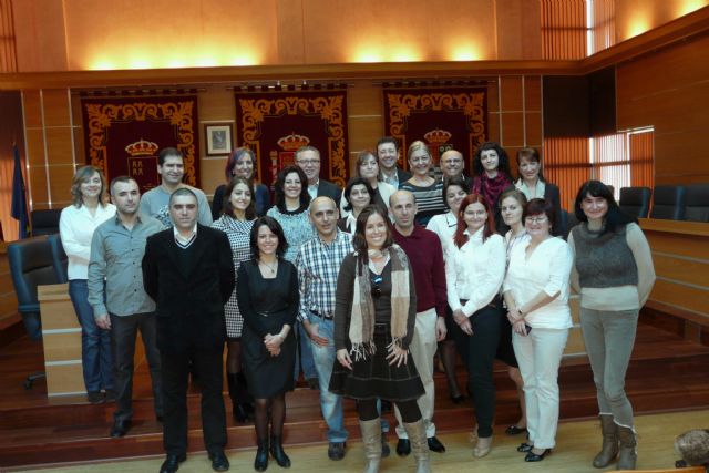 El Alcalde de Molina de Segura recibe a los participantes en el Encuentro europeo Comenius que coordina el Colegio Público El Romeral - 2, Foto 2