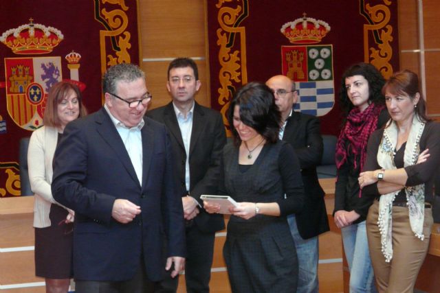 El Alcalde de Molina de Segura recibe a los participantes en el Encuentro europeo Comenius que coordina el Colegio Público El Romeral - 3, Foto 3