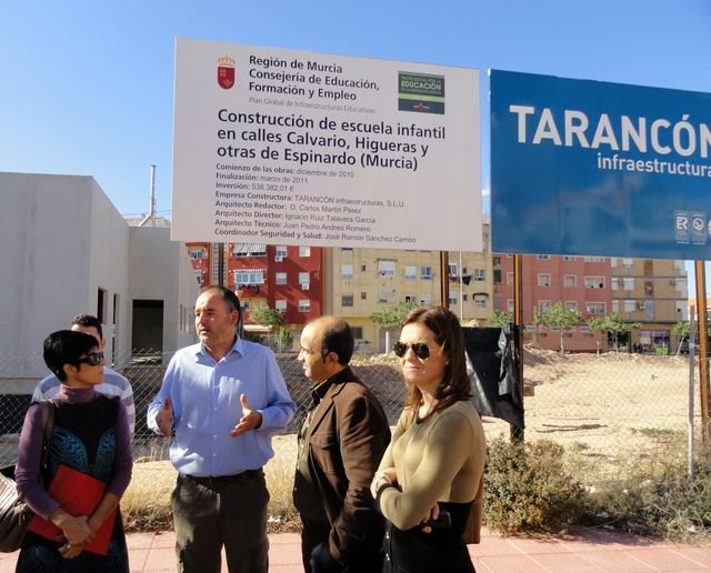 El Grupo Socialista acusa al PP de cometer una grave irresponsabilidad al levantar una escuela infantil en medio del cauce de la rambla de Espinardo - 2, Foto 2