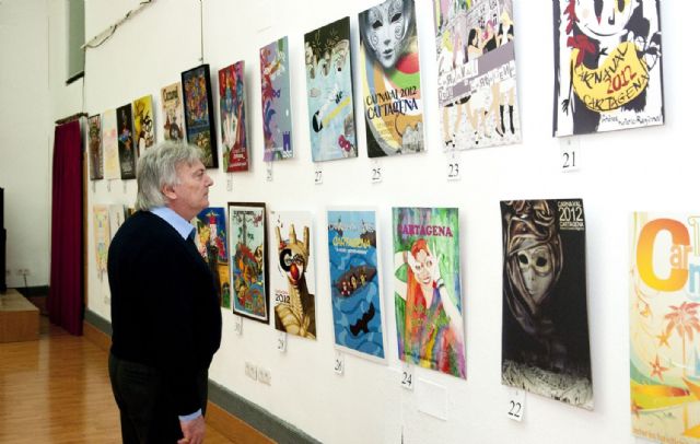 Las obras que optan a Cartel del Carnaval 2012 se muestran al público - 1, Foto 1