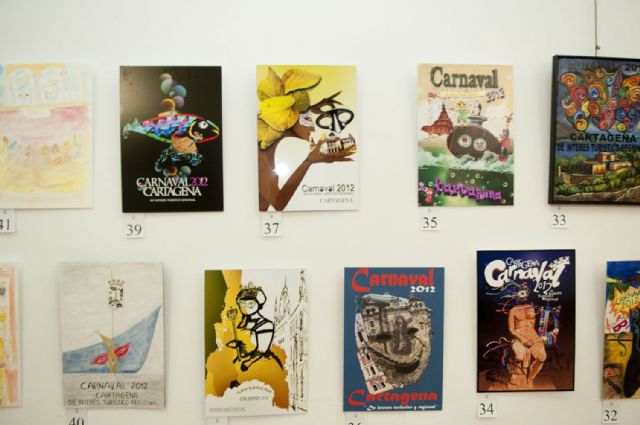 Las obras que optan a Cartel del Carnaval 2012 se muestran al público - 4, Foto 4