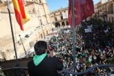 El 'IV Encuentro de Jóvenes Cristianos' muestra a más de 4.000 estudiantes de Religión de toda la Región efectos de los terremotos en Lorca