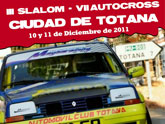 El III Slalom y VII Autocross Ciudad de Totana tendn lugar el 10 y 11 de diciembre