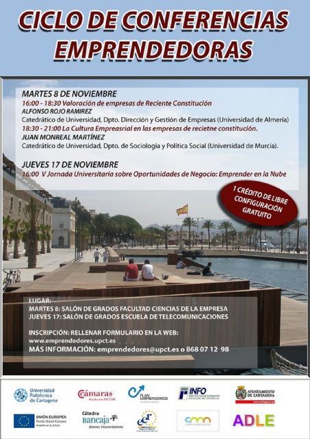 Investigadores de la UPCT presentan el Cloud Incubator destinado a Emprender en el mundo de las aplicaciones móviles ante 130 estudiantes - 1, Foto 1