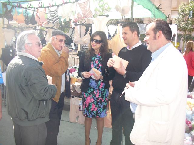 La candidata al Congreso de los Diputados, María Dolores Bolarin, pide el voto al PP para que España salga de la situación actual provocada por el PSOE, Foto 2