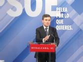 Saura afirma que 'Rajoy est mercadeando con el voto de los murcianos'