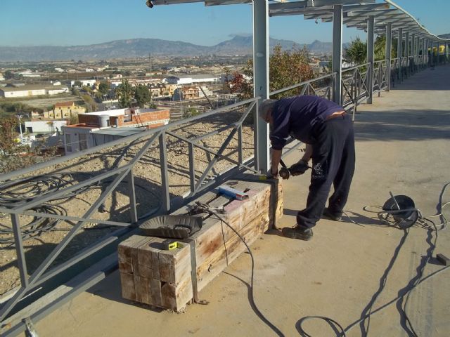 Comienzan las obras de renovación del entorno del Cabezo de la Ermita de Lorquí - 1, Foto 1