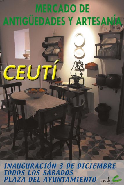 40 anticuarios, coleccionistas y artesanos montan mercado en Ceutí el sábado - 1, Foto 1