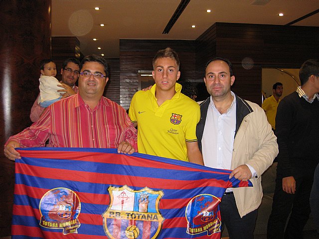 Las peñas barcelonista de la Región de Murcia reciben al Fútbol Club Barcelona B - 2, Foto 2
