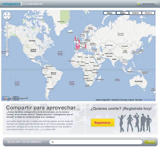 El Ayuntamiento presenta la web 'Cehegineros por el mundo' - 1, Foto 1