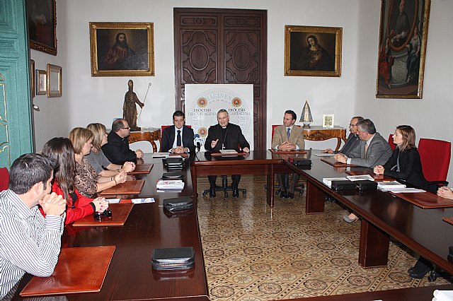 Firma de convenio entre el Ayuntamiento de Torre-Pacheco y la Diócesis de Cartagena para la reparación de las cubiertas de la Iglesia Parroquial de Balsicas - 1, Foto 1