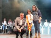 María Sánchez Moreno y Alfonso Marín Martínez reina y mister infantiles de las fiestas patronales