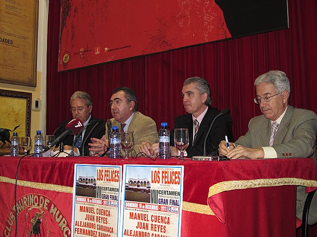 Campos apoya a los jóvenes talentos del toreo que se citan en la octava edición del ´Certamen de Novilladas Manuel Cascales Hilla´ - 2, Foto 2