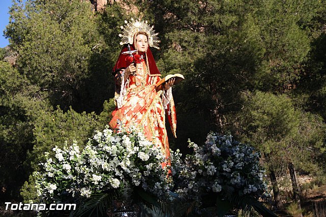 More than 10,000 people accompany the patron saint of Totana from its sanctuary to the chapel of San Roque, Foto 1