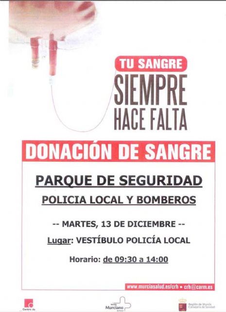 El Parque de Seguridad se suma a la campaña de donación de sangre - 1, Foto 1