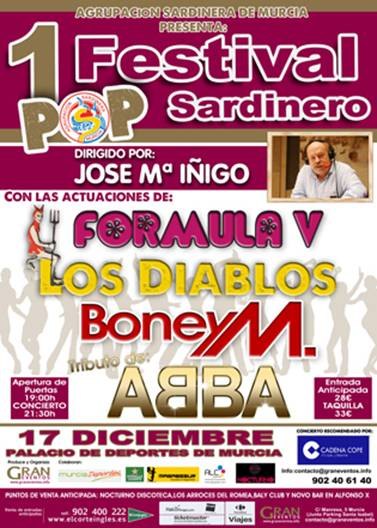 El 17 de diciembre abre sus puertas el Palacio de Deportes de Murcia para disfrutar del 1º FESTIVAL POP SARDINERO - 2, Foto 2