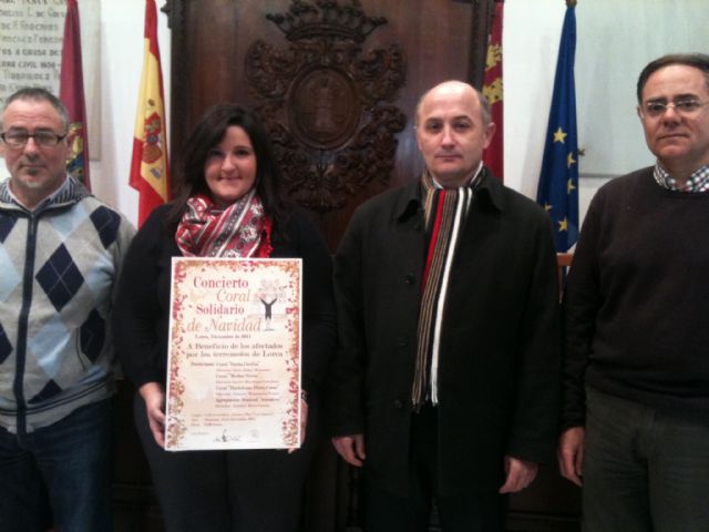 Las corales lorquinas Modus Novus, Santa Cecilia, Amadeus y Bartolomé Pérez Casas, junto con la agrupación musical Amadeus, se unen para realizar un concierto solidario - 1, Foto 1