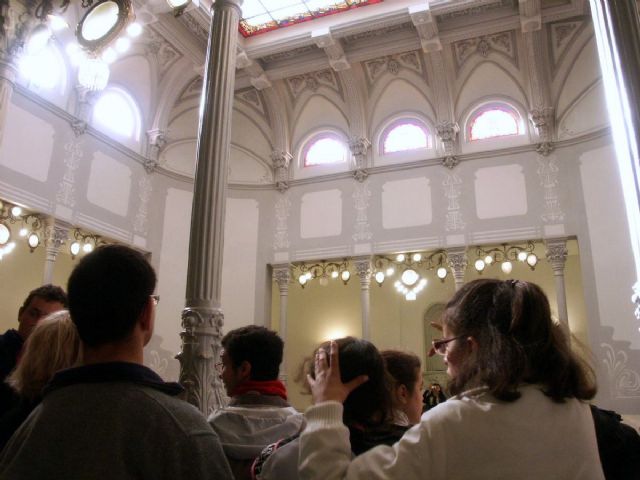 Alumnos del Primitiva López, de visita en el Palacio Consistorial - 4, Foto 4