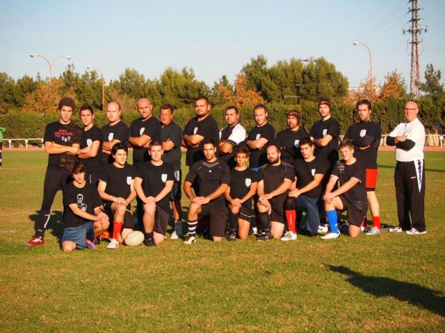 El Club de Rugby Totana jug el primer amistoso de su historia contra el XV de Murcia B - 9