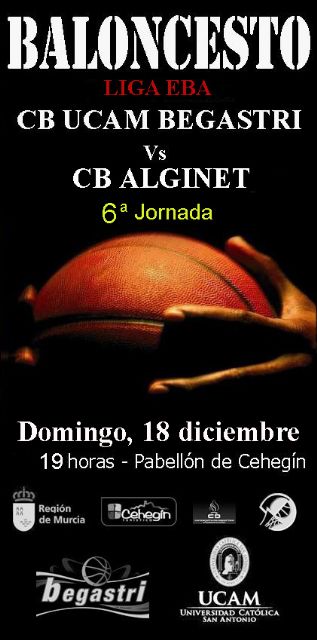 El CB UCAM Begastri se mide al líder de la Liga EBA, el CB Alginet - 1, Foto 1