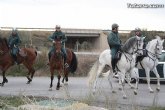 Una Unidad Ecuestre de la Guardia Civil vigila estas semanas las explotaciones agrarias y ganaderas del campo de Totana