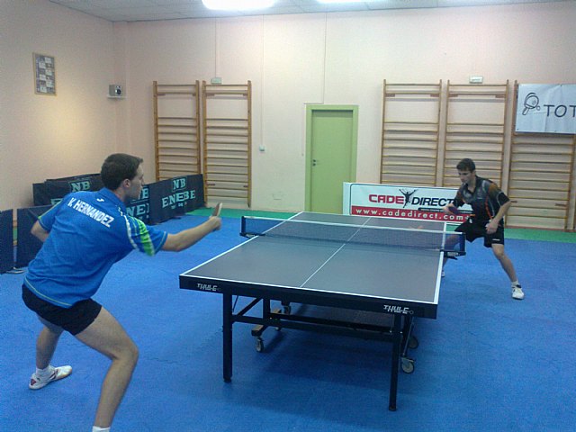 Tenis de mesa. 2ª nacional. Peña Barcelonista de Totana 4 --- 2 Villa de la Zubia, Foto 3