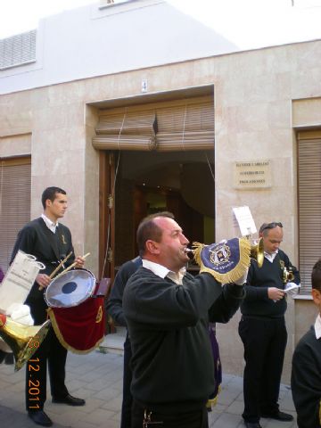 La Banda de cornetas y tambores del Ilustre Cabildo Superior de Procesiones de Totana particip en la ofrenda floral a Santa Eulalia - 2