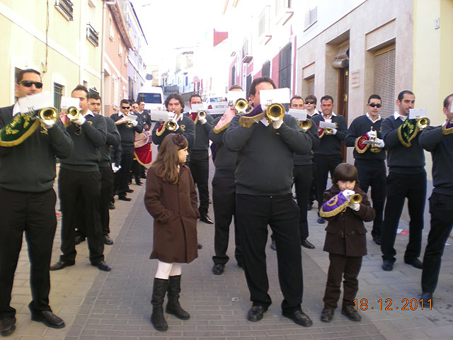 La Banda de cornetas y tambores del Ilustre Cabildo Superior de Procesiones de Totana particip en la ofrenda floral a Santa Eulalia - 4