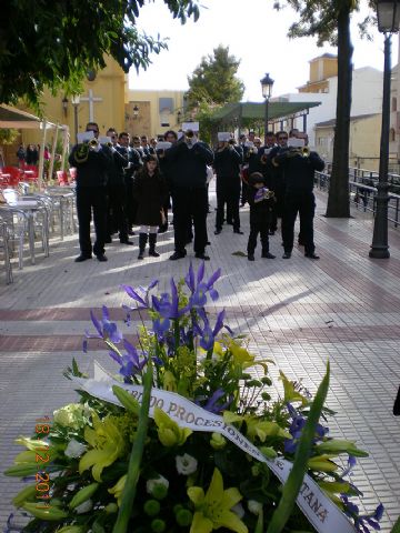 La Banda de cornetas y tambores del Ilustre Cabildo Superior de Procesiones de Totana particip en la ofrenda floral a Santa Eulalia - 13