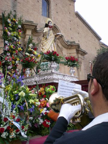 La Banda de cornetas y tambores del Ilustre Cabildo Superior de Procesiones de Totana particip en la ofrenda floral a Santa Eulalia - 21