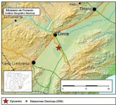 Un movimiento ssmico ocasiona las llamadas de vecinos de Lorca al 1-1-2, sin que haya noticias de años