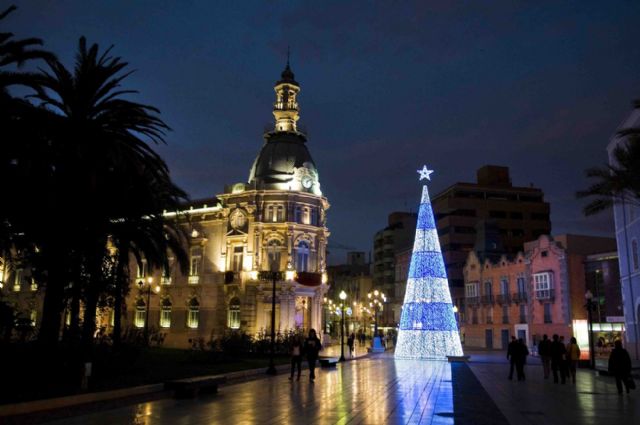Cartagena, entre las que más ahorran en luces navideñas - 1, Foto 1