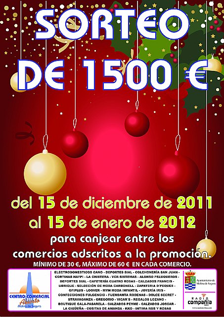 La Asociación Centro Comercial Abierto de Molina de Segura y la Concejalía de Comercio y Artesanía de la localidad ponen en marcha la Campaña Navideña - 1, Foto 1