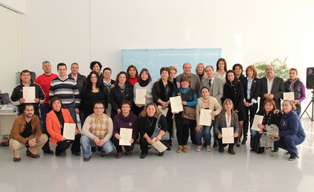 Puerto Lumbreras clausura el Taller de Empleo con el que 22 alumnos han cursado talleres de especialización laboral durante un año - 2, Foto 2
