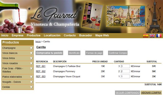 Le Gourmet, primera tienda online realizada con SUPERWEB, el nuevo producto de Totana.com, Foto 2