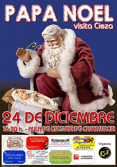 Papá Noel visita Cieza para que ningún niño se quede sin jugar esta Navidad - 1, Foto 1