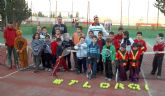 La Escuela Municipal de Tenis de Lorquí celebra la Navidad con una sesión especial