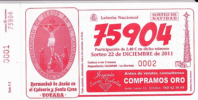 La Hermandad de Jesus en el Calvario y Santa Cena informa del horario de la exposición Nacimientos del Mundo, Foto 1