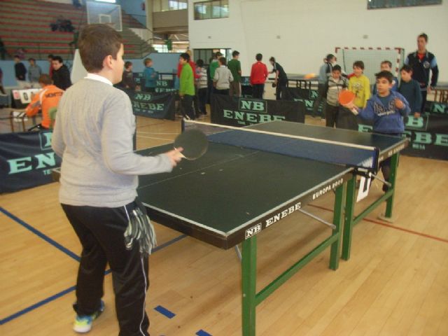 Más de treinta escolares participaron en el Torneo de Tenis de Mesa de Deporte Escolar, Foto 3
