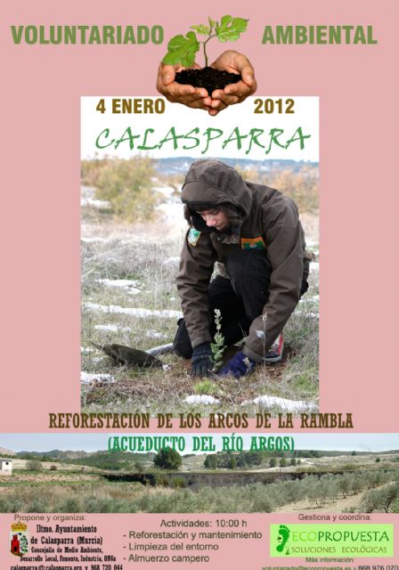 La Jornada de Voluntariado Ambiental se celebrará en Calasparra este miércoles 4 de enero - 1, Foto 1