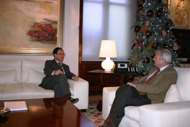El presidente de la Comunidad recibe al nuevo delegado del Gobierno en la Región de Murcia - 1, Foto 1