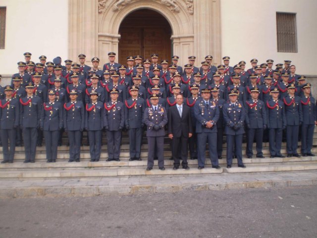 Los alumnos de la Academia General del Aire visitan a la patrona de la ciudad de Murcia - 1, Foto 1