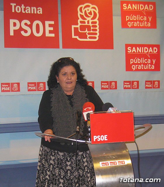 Rueda de prensa PSOE Totana sobre actualidad política nacional y municipal, Foto 1