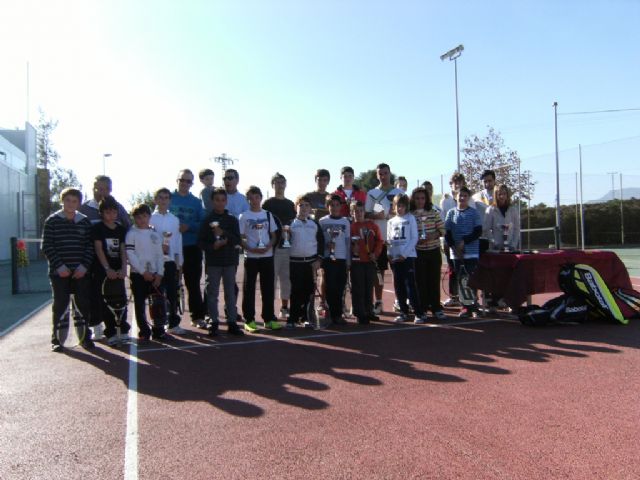 El Club Deportivo Sierra Espuña clausur el pasado 8 de Enero su Torneo de tenis de Navidad - 7