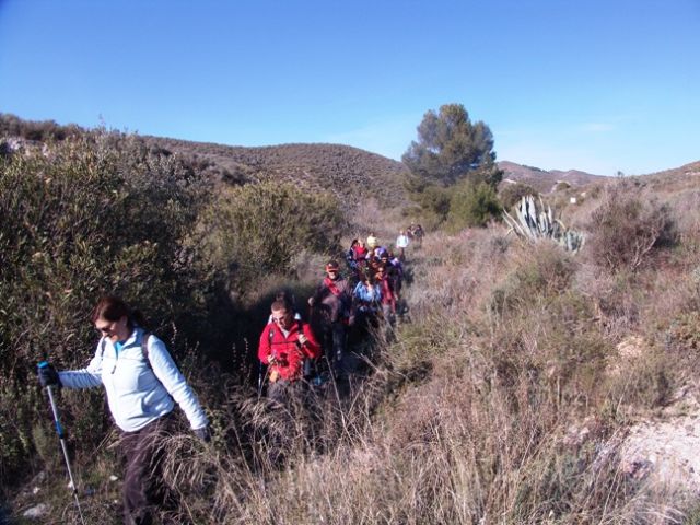 More than 40 people participated in the hiking trail that took place in the Rambla de La Torrecilla (Lorca), Foto 4