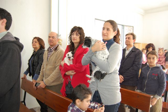 Decenas de vecinos acuden a la tradicional misa de San Antón - 2, Foto 2