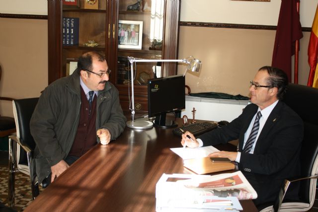 El Alcalde de Santomera recibe al Delegado de la AVT en Murcia - 1, Foto 1
